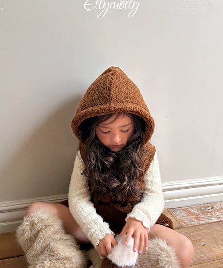 107[予約]ELLYMOLLY coco fur warmer