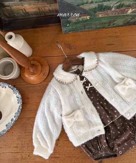 7[予約]marron chloe cardigan(XS-L)