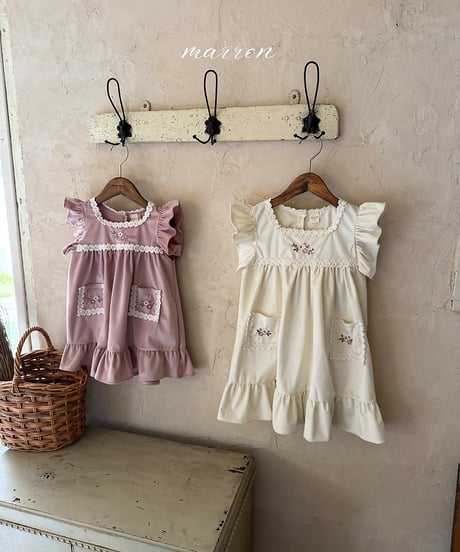 45[予約]marron butter dress(XS-L)