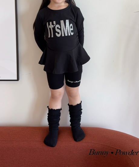 53[予約]bunny powder biker leggings