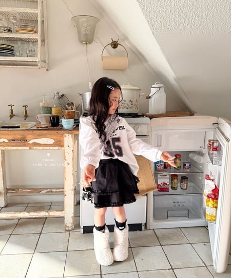 47[予約]COMMA frill shirring skirt