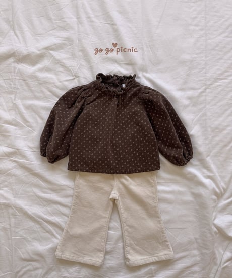 2[予約]go go picnic noel blouse