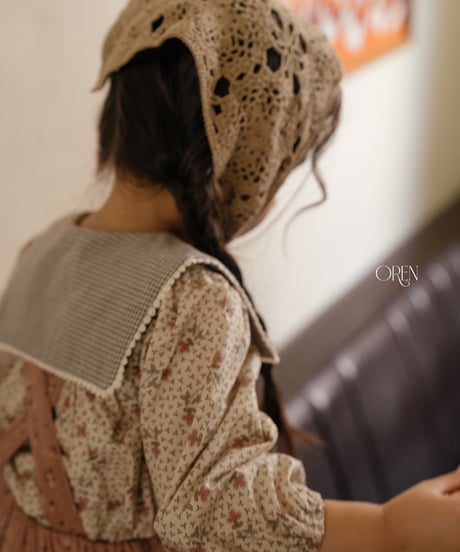 12[予約]OREN rosetta blouse