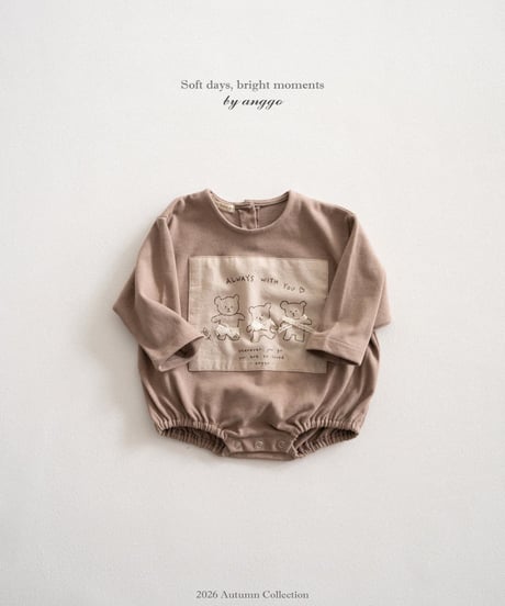 23[予約]anggo bear romper