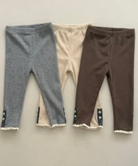 14[予約]ololala daisy button leggings