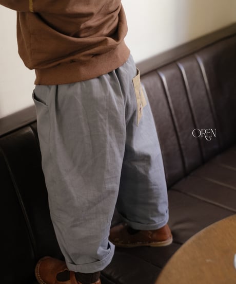 26[予約]OREN flow cotton pants