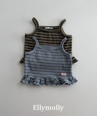 35[予約]ELLYMOLLY shadow frill camisole