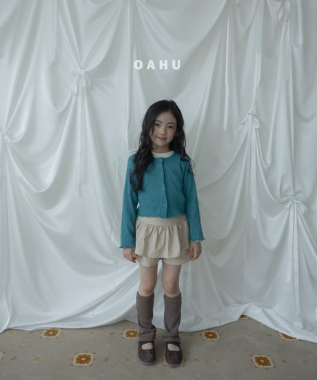 8[予約]oahu mini eyelet cardigan