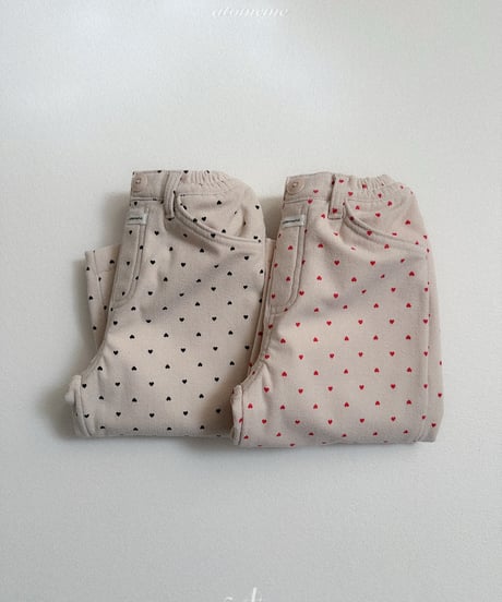25[予約]atomeme heart corduroy pants