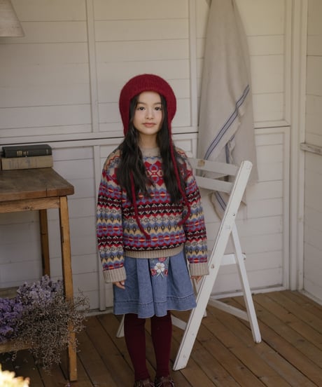 33[予約]OREN blue may jumper skirt