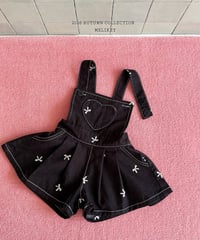 53[予約]melikey ribbon embroidery suspender