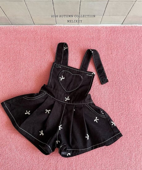53[予約]melikey ribbon embroidery suspender