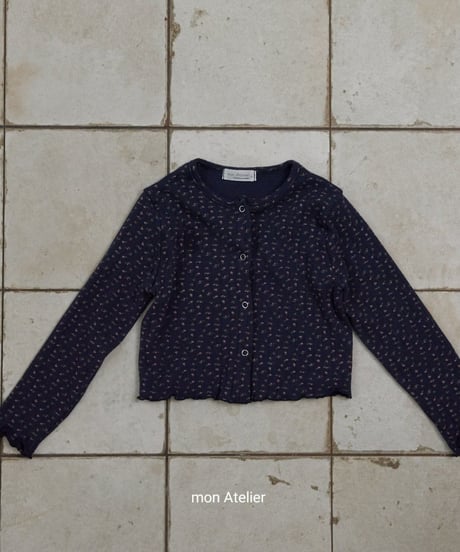 6[予約]mon Atelier eyelet cardigan