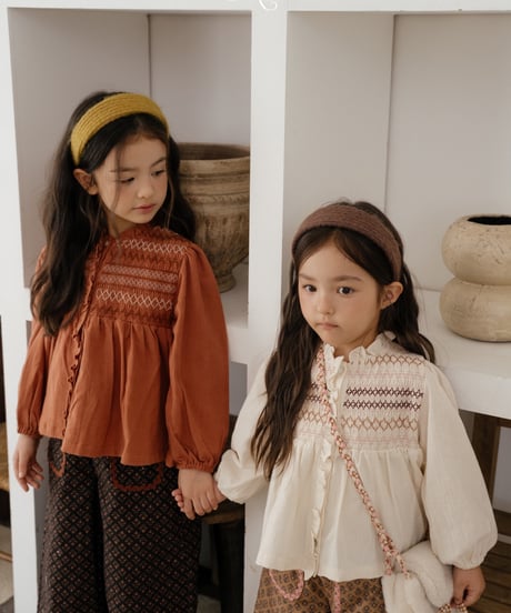 2[予約]OREN merci smoke blouse