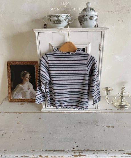 5[予約]elov&monpetitbebe risha stripe tee