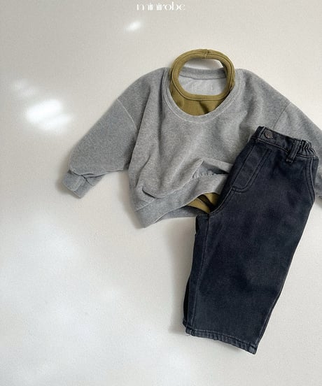 20[予約]minirobe velour neck mtm