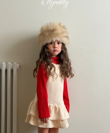 101[予約]ELLYMOLLY coco fur hat