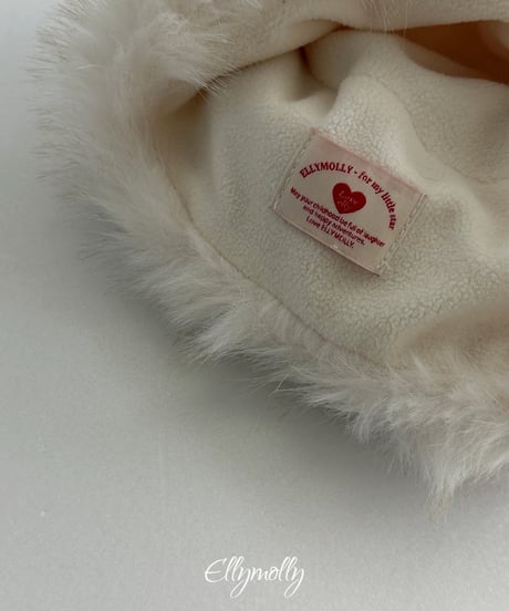 101[予約]ELLYMOLLY coco fur hat