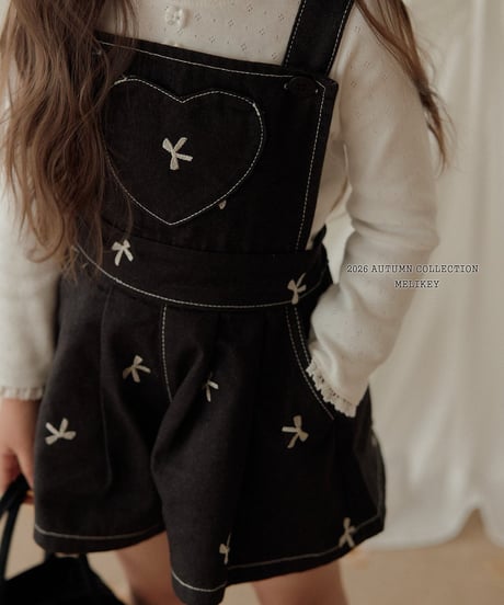 53[予約]melikey ribbon embroidery suspender
