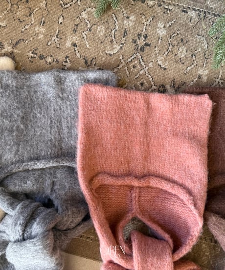 9[予約]OREN cat muffler beanie
