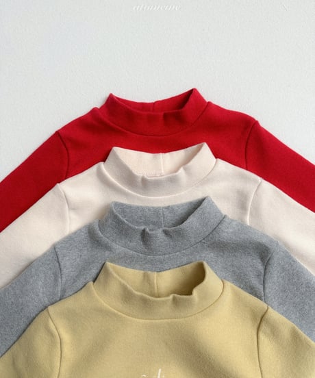 6[予約]atomeme plain turtleneck t-shirt