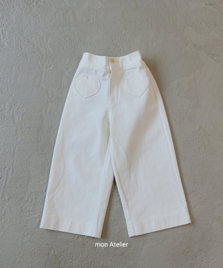 23[予約]mon Atelier heart pants
