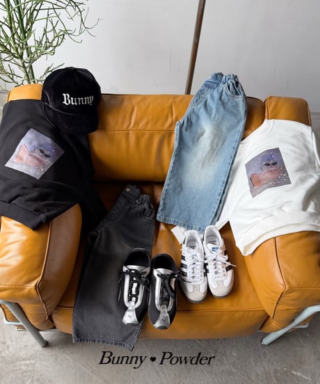 46[予約]bunny powder cortis denim pants