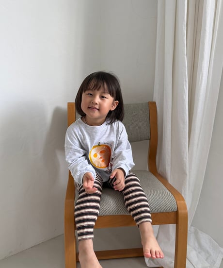 9[予約]nightbebe annoying orange long sleeve tee
