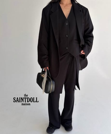 42[予約]saintdoll wrap boot cut pants