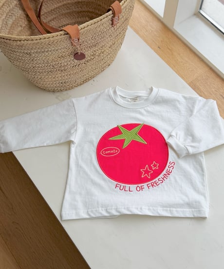 17[予約]ninibello tomato patch tee