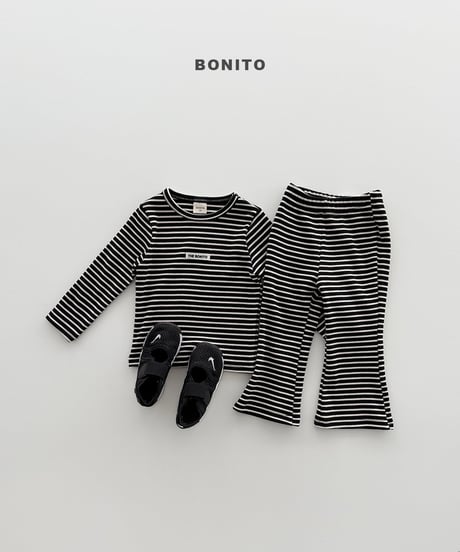 49[予約]bonito stripe slin set