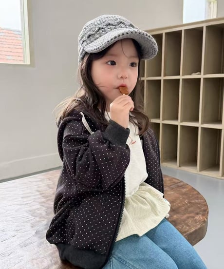 12[予約]aiai pinky dot hoodie zip-up