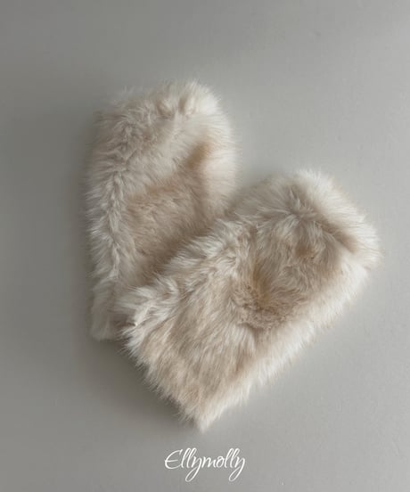 107[予約]ELLYMOLLY coco fur warmer