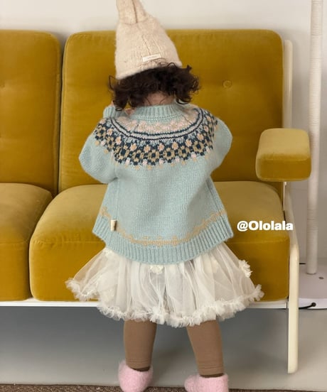 31[予約]ololala oriental knit cardigan