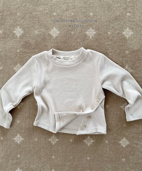 6[予約]melikey diagonal button t