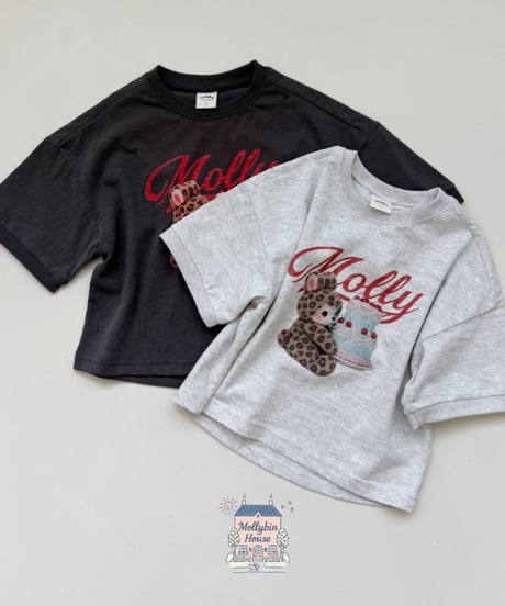 4[予約]Mollybin chichi pig t-shirt