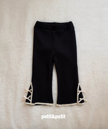 36[予約]petit&petit may lace flare pants