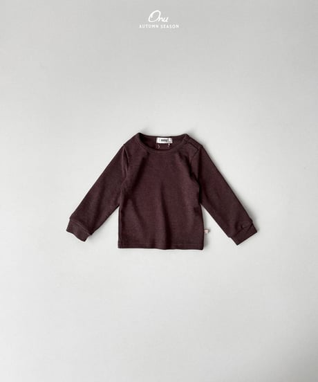 1[予約]onu rib t-shirt