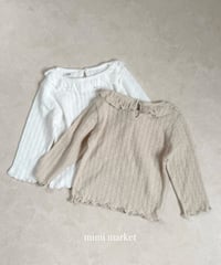 33[予約]mimi market hermon collar tee