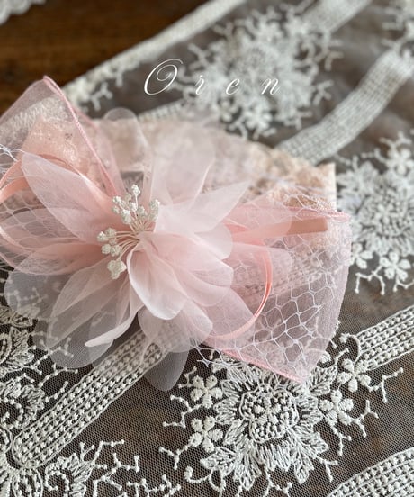 69[予約]OREN rose hairband&pin