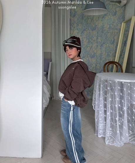 70[予約]matilda&lee track denim pants