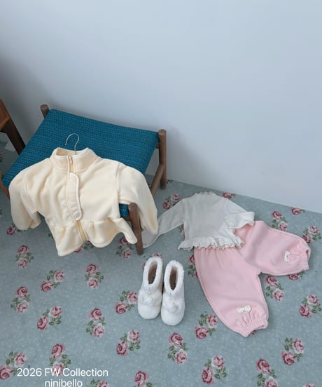 30[予約]ninibello petit ribbon jogger pants