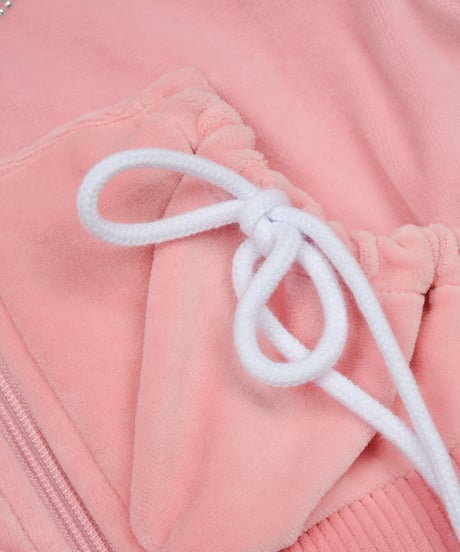 4[予約]FORKCHIPS oops velour zip up