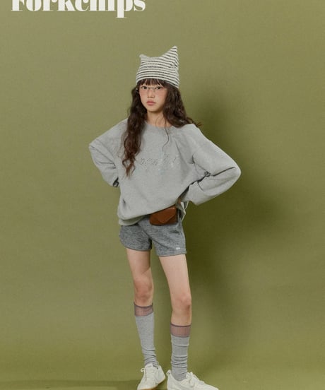 24[予約]FORKCHIPS woolly knit short pants