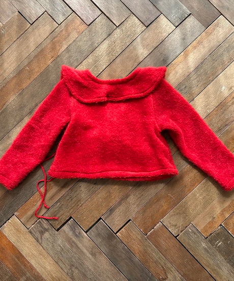 6[予約]mon Atelier margot wrap cardigan