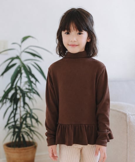 4[予約]mon Atelier brush halfneck t