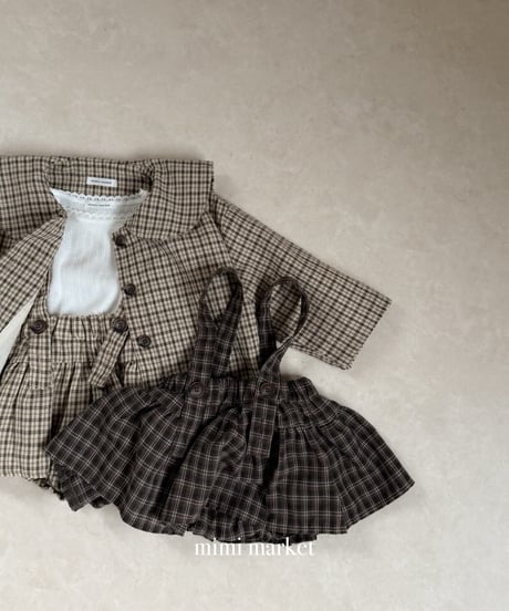 7[予約]mimi market lona tiered skirt