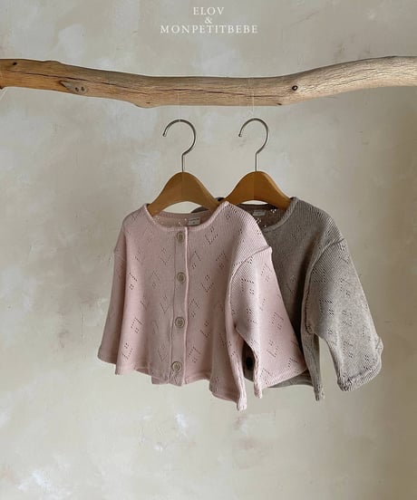 7[予約]elov&monpetitbebe nuvia cardigan