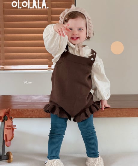 26[予約]ololala amber knit cardigan suit set