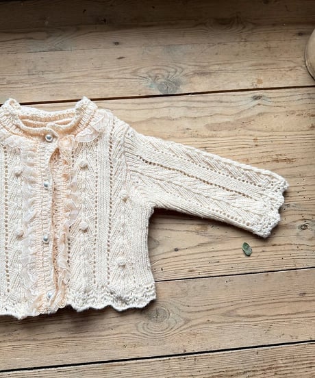 4[予約]marron elle knit cardigan(XS-L)